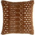 Surya Surya KBL003-1818 18 x 18 in. Kabela Knitted Pillow Cover - Camel & Ivory KBL003-1818